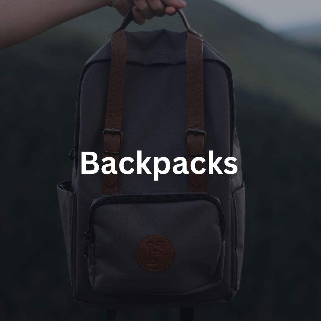 Backpacks with spacious compartments for school, work, and travel.