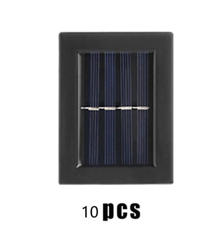 Solar Outdoor Garden Fence Decorative Wall Light