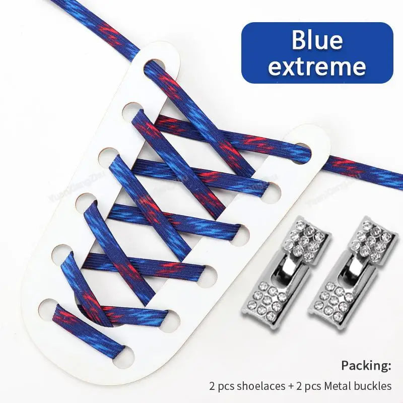 LACED LINK "CROSS LOCK" Blue extreme