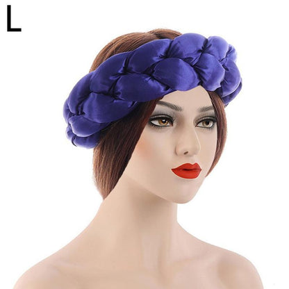 New Fashion Candy Color Women Braids Headbands Elastic Headwear Hair African Female Turban Bands Accessories Bandana Bandag L8y4