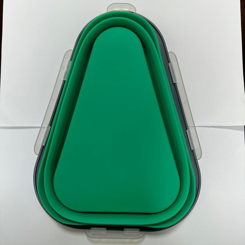 Silicone Folding Pizza Crisper Can Be The Same And Practical