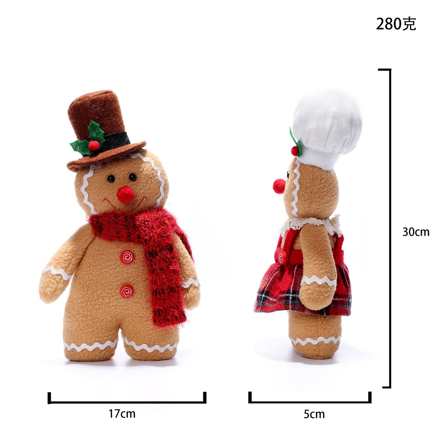 New Christmas Decoration Gingerbread Man Doll