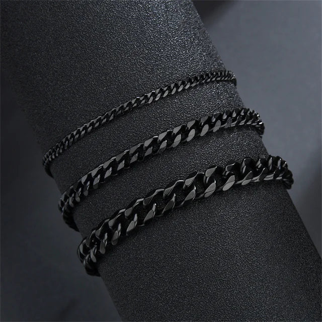 Einfaches Unisex-Armband aus Edelstahl