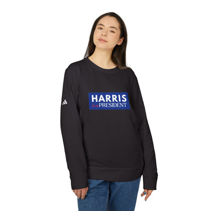 Harris for President Unisex Fleece Crewneck Sweatshirt