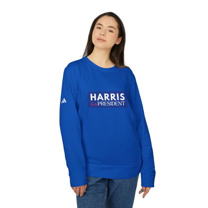 Harris for President Unisex Fleece Crewneck Sweatshirt