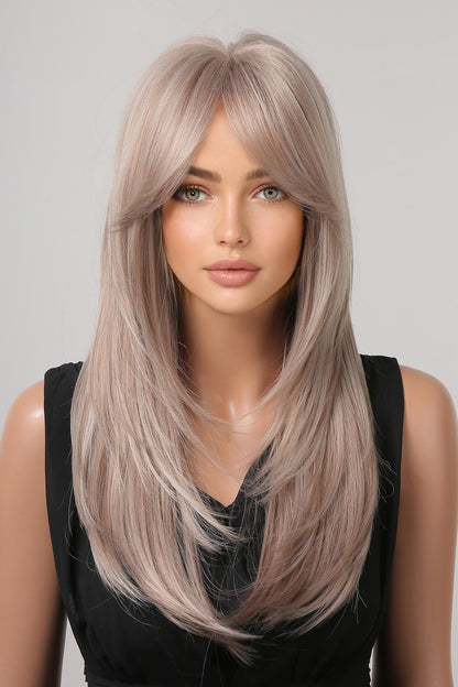 13*1" Full-Machine Wigs Synthetic Long Straight 22" - Jaazi Intl