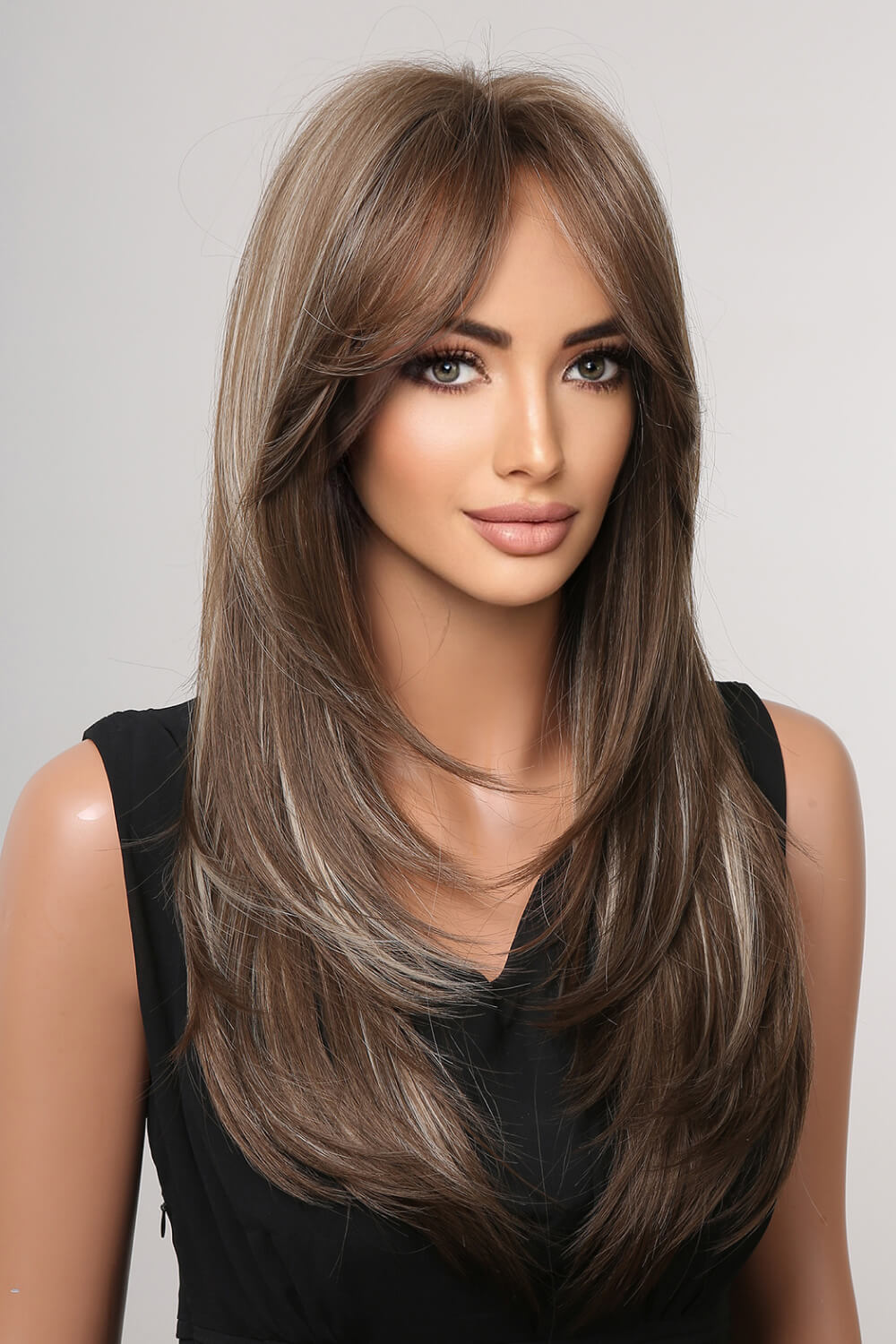 13*1" Full-Machine Wigs Synthetic Long Straight 22" - Jaazi Intl