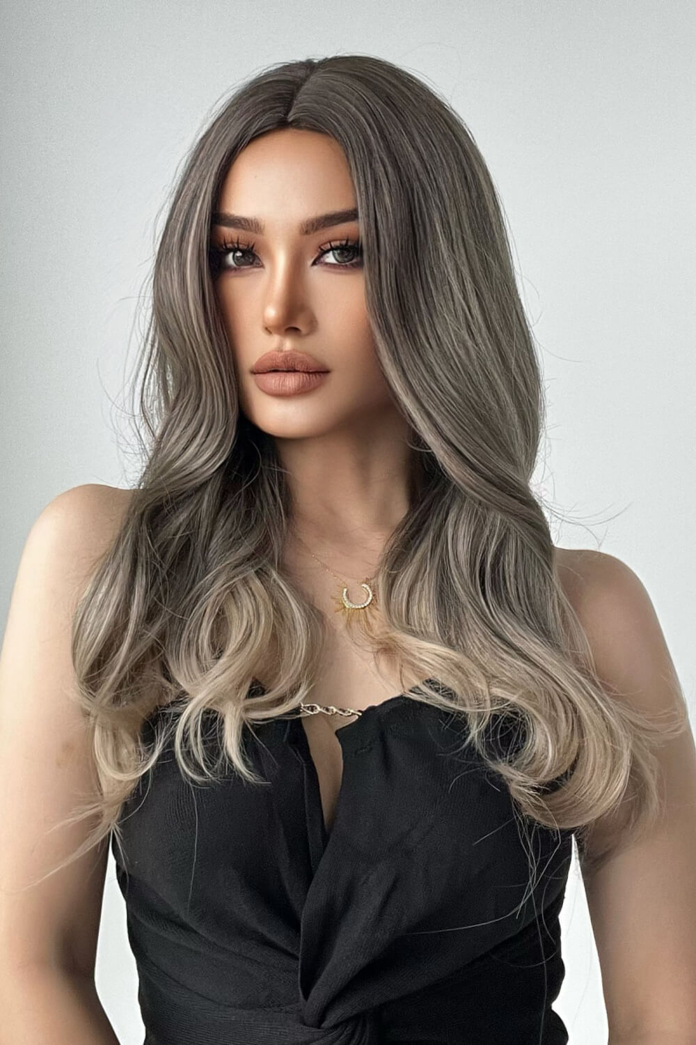 13*1" Full-Machine Wigs Synthetic Long Straight 24" - Jaazi Intl