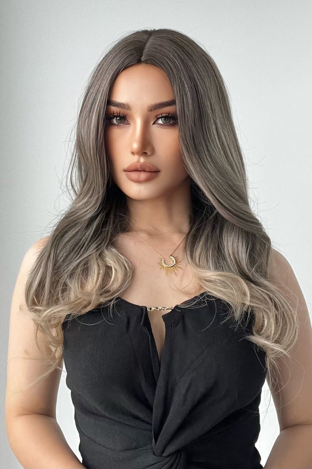 13*1" Full-Machine Wigs Synthetic Long Straight 24" - Jaazi Intl