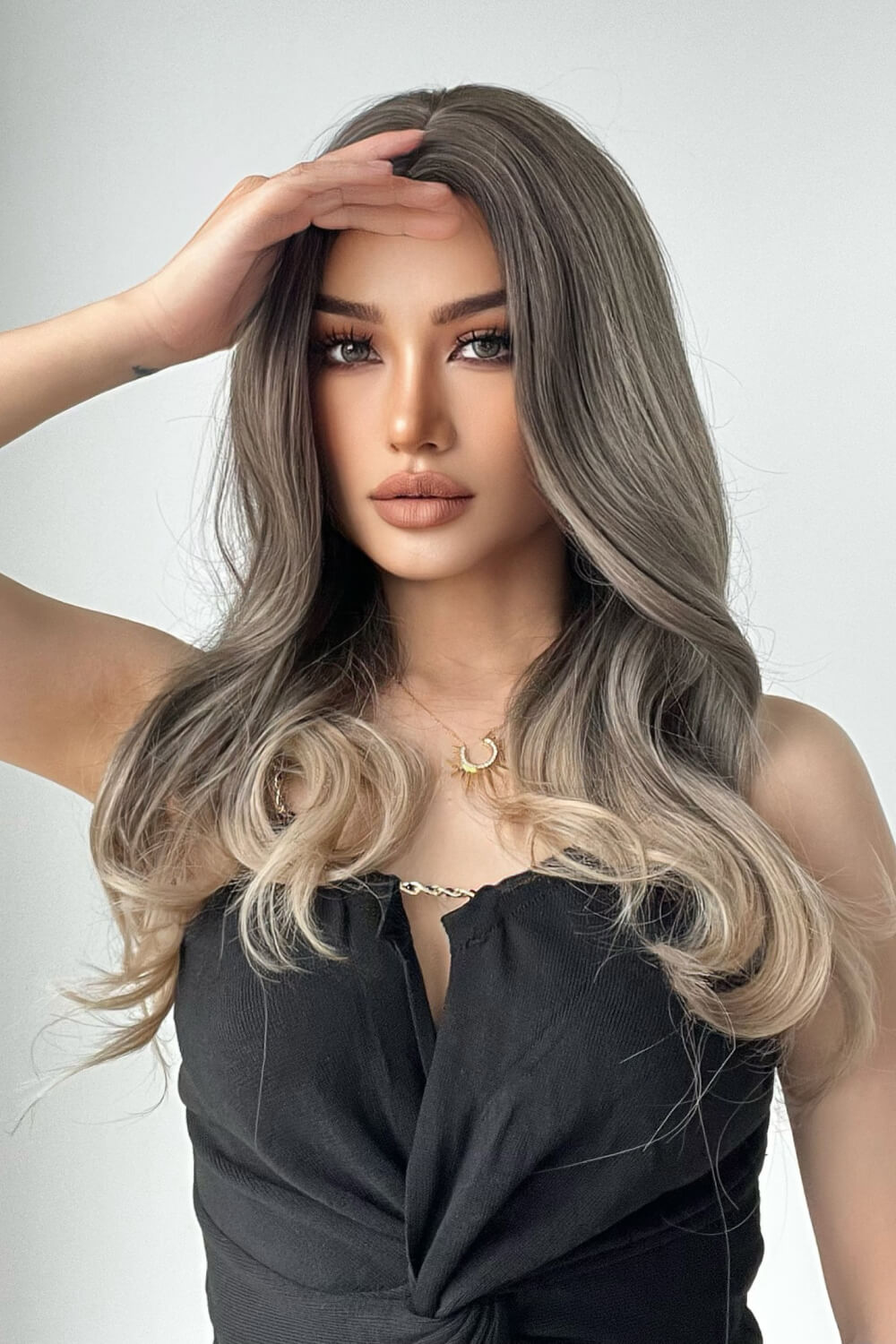 13*1" Full-Machine Wigs Synthetic Long Straight 24" - Jaazi Intl