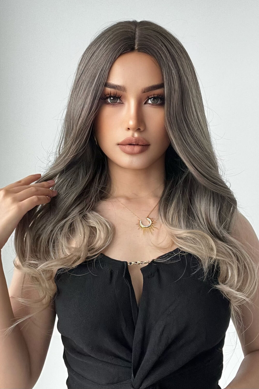 13*1" Full-Machine Wigs Synthetic Long Straight 24" - Jaazi Intl