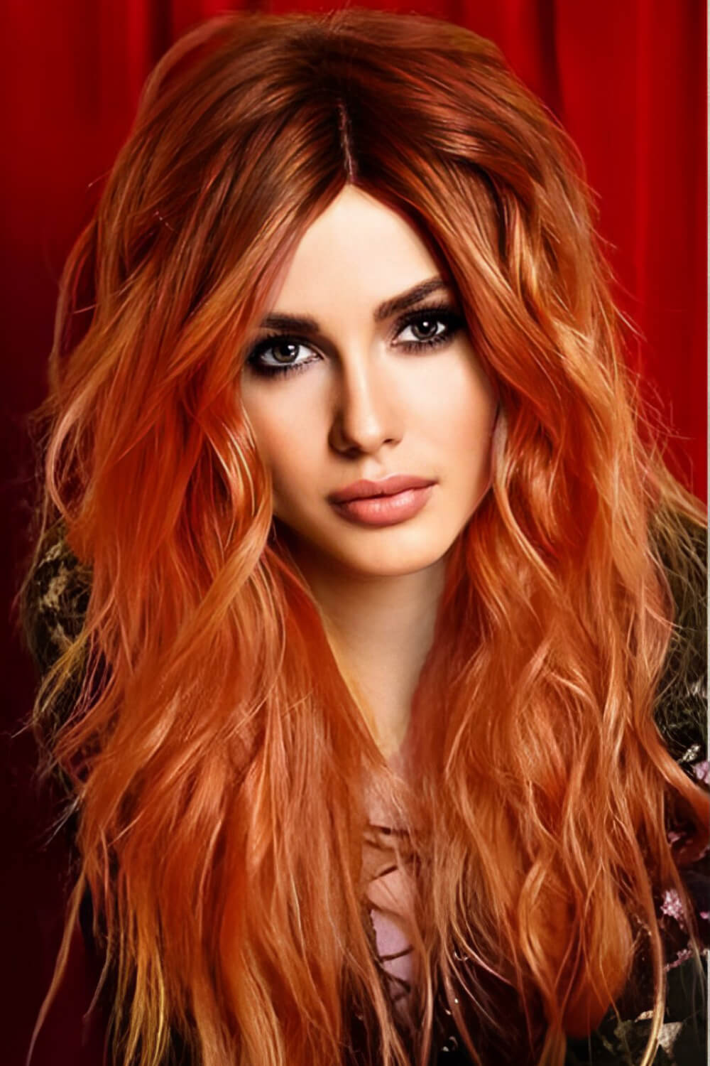 13*2" Lace Front Wigs Synthetic Long Wave 24" 150% Density - Jaazi Intl