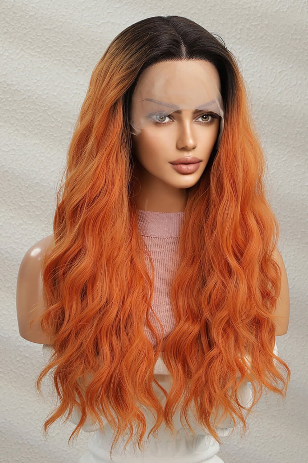 13*2" Lace Front Wigs Synthetic Long Wave 24" 150% Density - Jaazi Intl