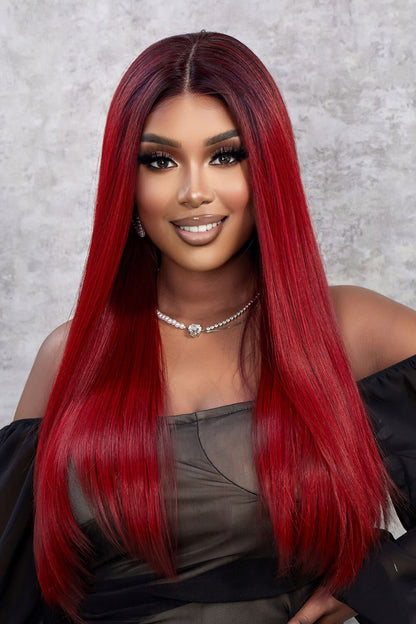 13*2" Lace Front Wigs Synthetic Straight 26" 150% Density - Jaazi Intl