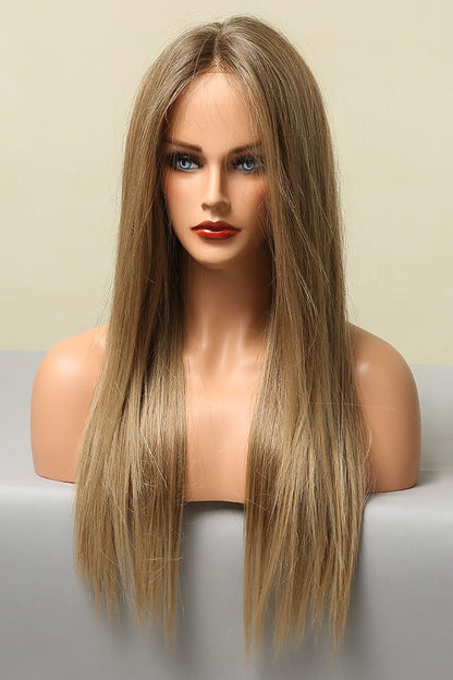 13*2" Long Straight Lace Front Synthetic Wigs 26" Long 150% Density - Jaazi Intl