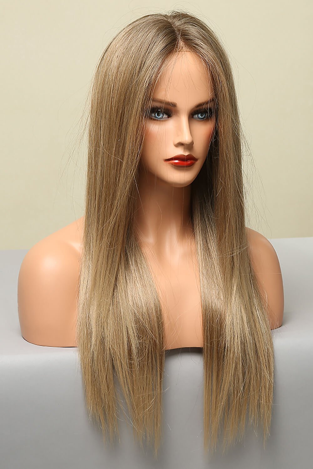 13*2" Long Straight Lace Front Synthetic Wigs 26" Long 150% Density - Jaazi Intl