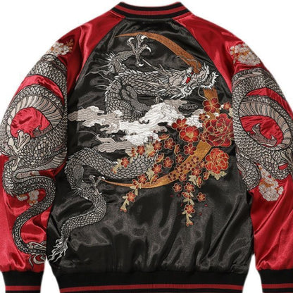 Jacket Coat Cotton Coat Men's Embroidered Nine-tailed Fox National Style Cotton