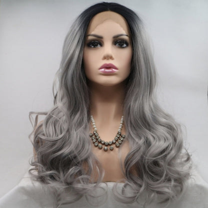 13*3" Lace Front Wigs Synthetic Long Wavy 24" 130% Density - Jaazi Intl