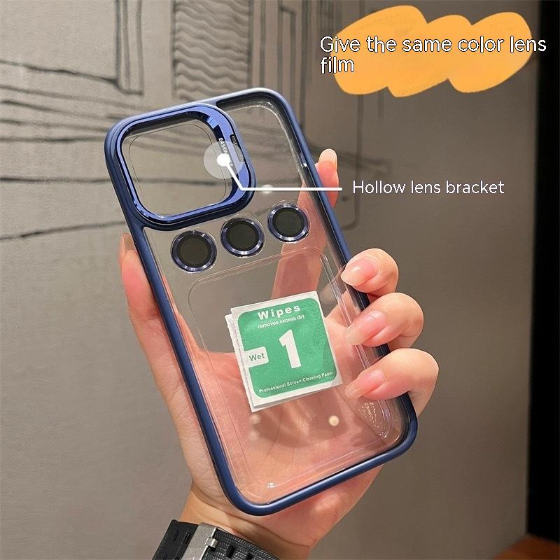 Metal Hollow Lens Bracket Phone Case