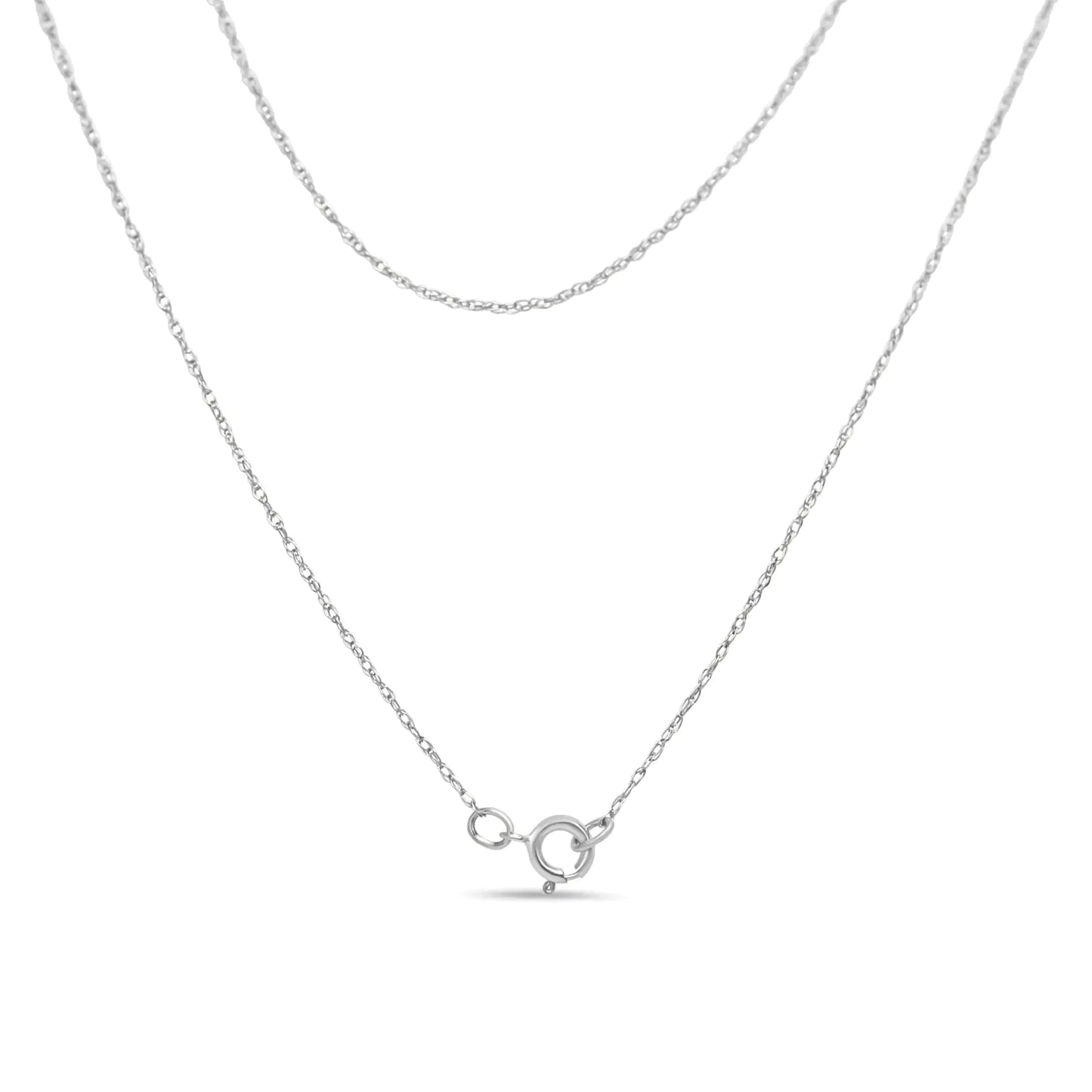 14K Rose Gold 3/4 Cttw Round Diamond Double Quatrefoil Pendant 18" Necklace (H - I Color, I1 - I2 Clarity) - Jaazi Intl