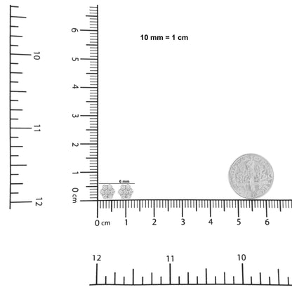 14K White Gold 1 1/2 cttw Prong Set Round - Cut Diamond Floral Cluster Stud Earrings (I - J Color, SI1 - SI2 Clarity) - Jaazi Intl