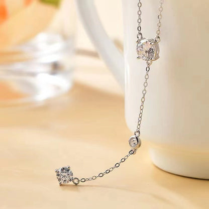 1.5 Carat Moissanite 925 Sterling Silver Necklace - Jaazi Intl