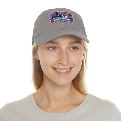 Make America Great Again Donald Trump Hat with Leather Patch (Rectangle)