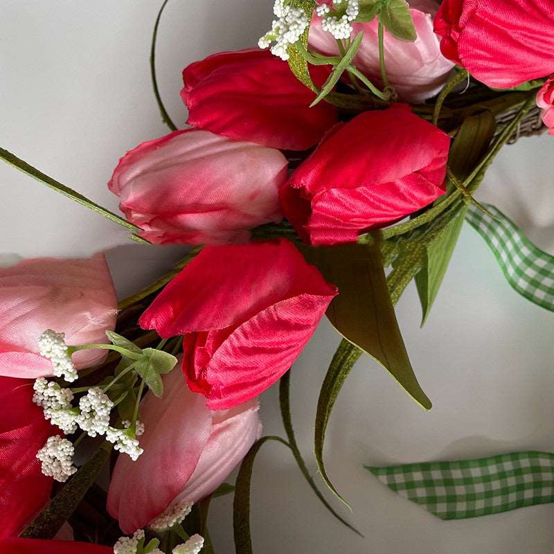 Fruit Bead Tulip Decorative Wreath Garland