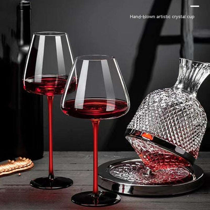 Light Luxury Good-looking Glass Gyro Wine Decanter Household High-end