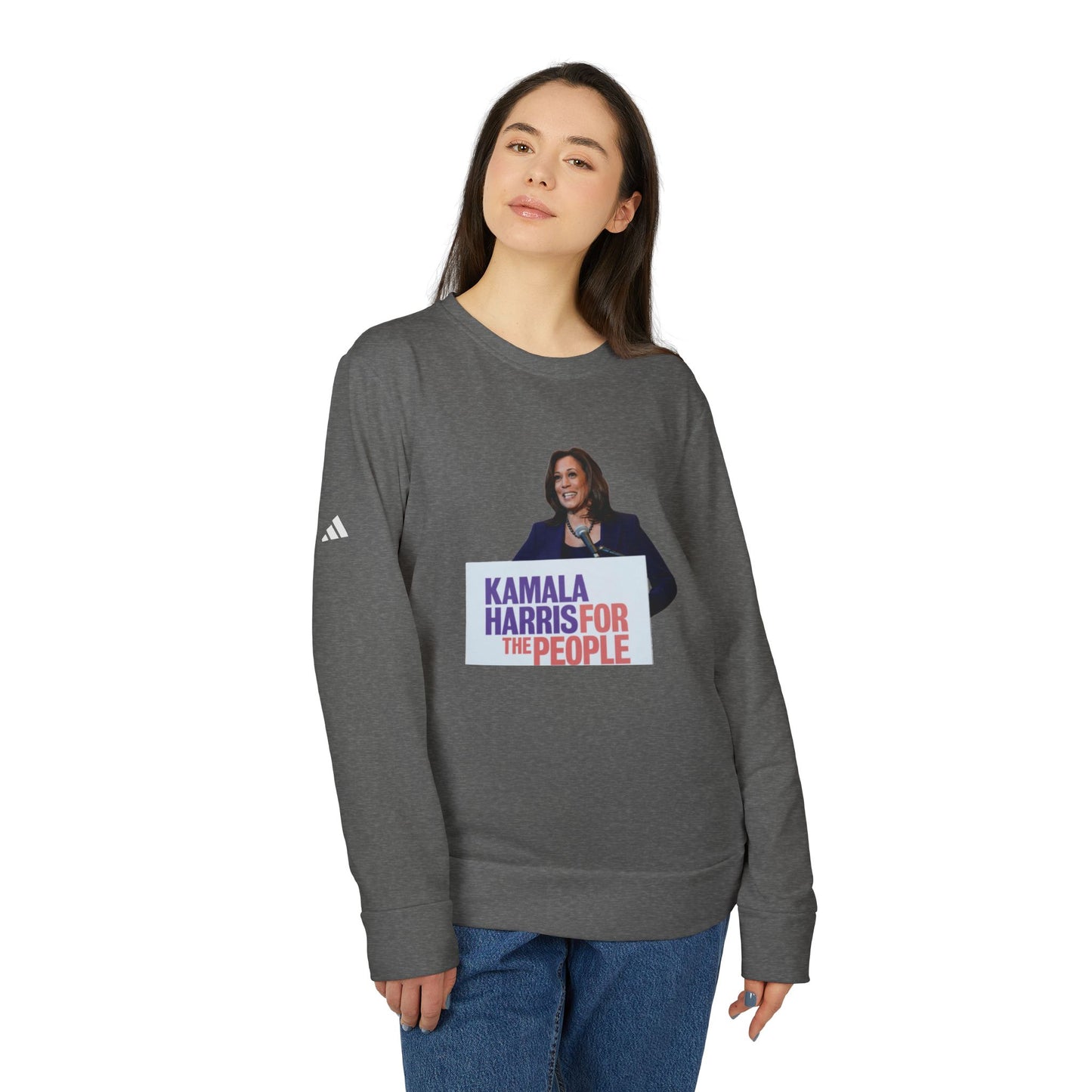 Kamala Harris for the People Unisex Fleece Crewneck Sweatshirt