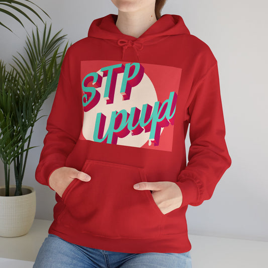 Unisex-Sweatshirt mit Kapuze aus schwerer Mischung 