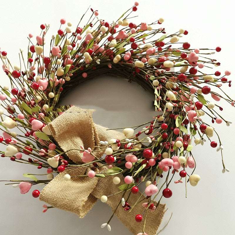 Fruit Bead Tulip Decorative Wreath Garland