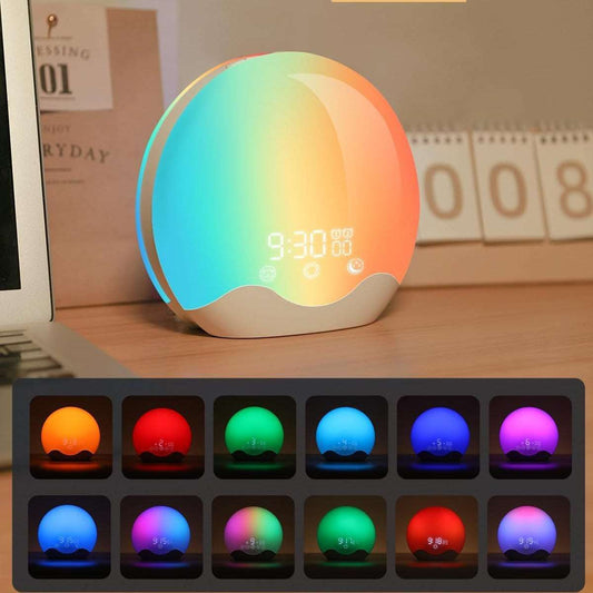 LED Electronic Time Alarm Clock Wake-up Light