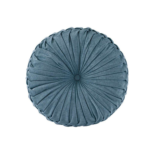 Loretta Poly Chenille Round Floor Pillow Cushion