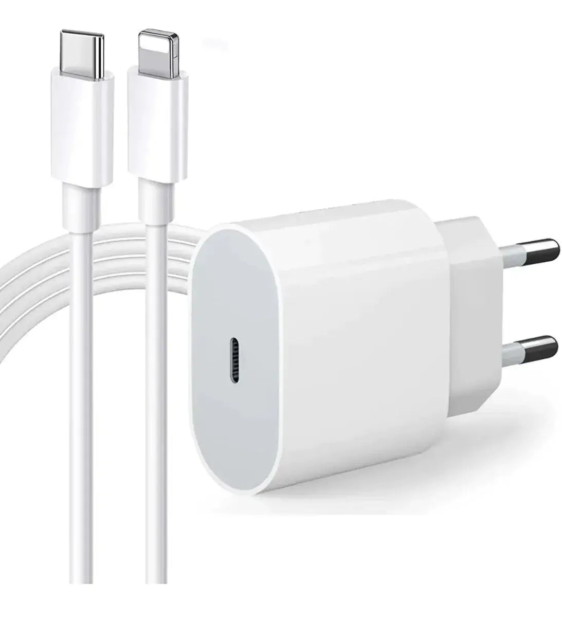 20W USB-C Power Adapter and Cord for iPhone - Jaazi Intl