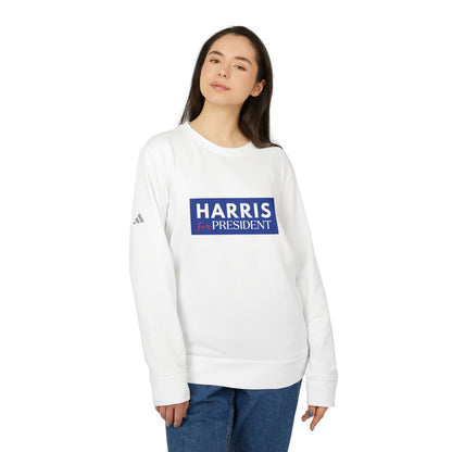 Harris for President Unisex Fleece Crewneck Sweatshirt