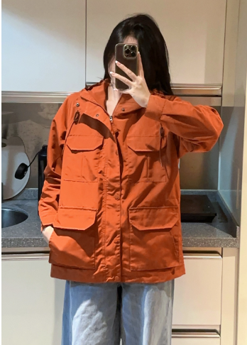 Rust Orange Lightweight Jacket Rust Orange 2