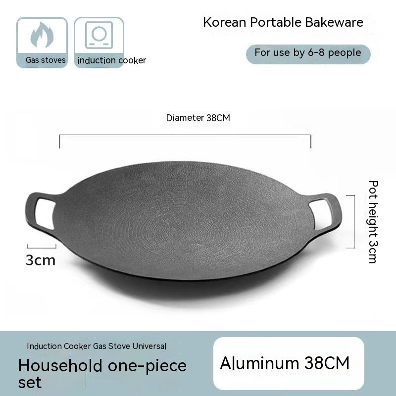 Home Medical Stone Barbecue Plate Outdoor Camping