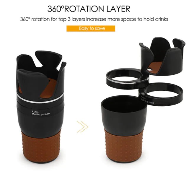 3 in 1 Car Cup Holder - Jaazi Intl