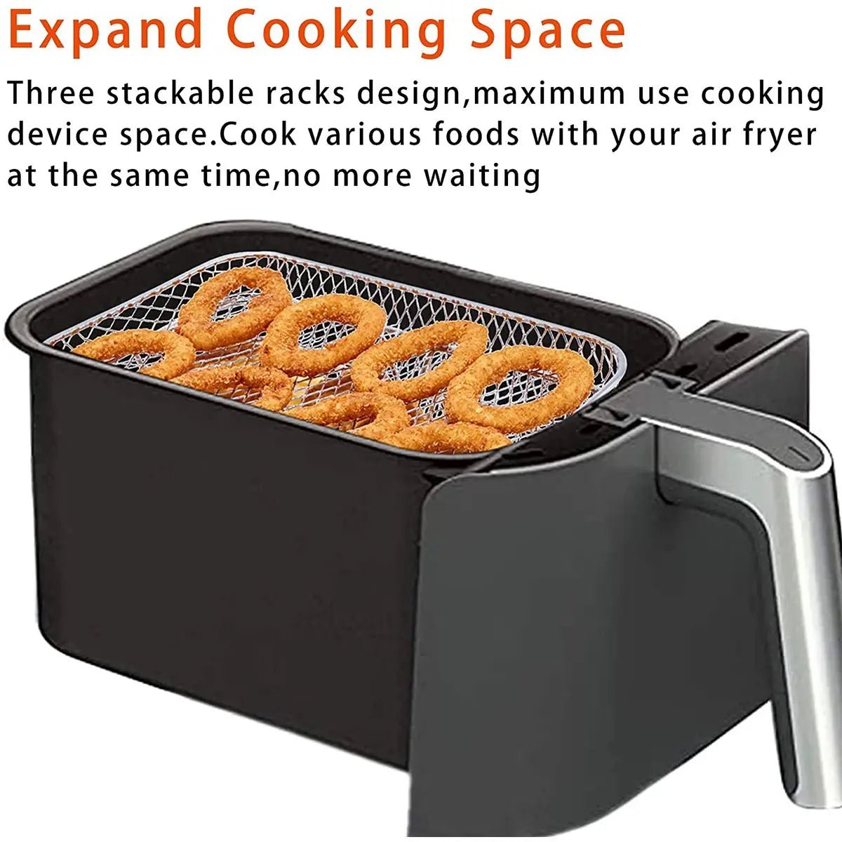 3-layers Air Fryer Rack - Jaazi Intl