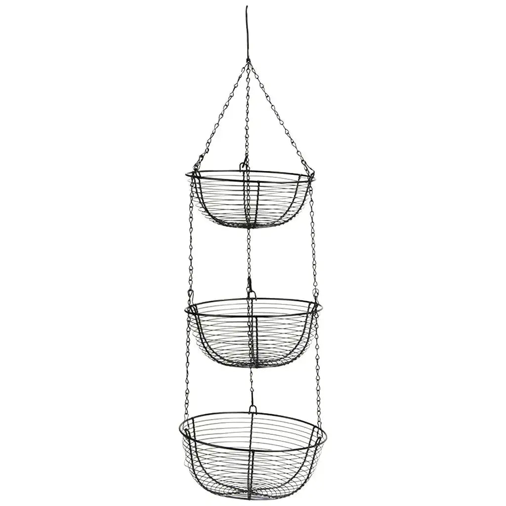 3-Tier Hanging Fruit Basket - Jaazi Intl