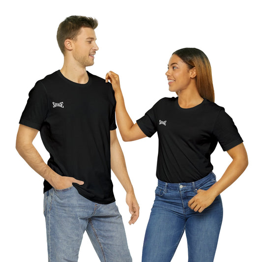 Unisex-Kurzarm-T-Shirt aus Jersey 