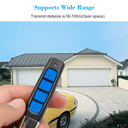 kebidu 433MHZ Remote Control 4 Channe Garage Gate Door Opener Remote Control Duplicator Clone Cloning Code Car Key