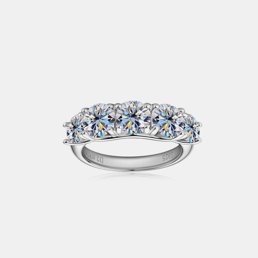 3.6 Carat Moissanite 925 Sterling Silver Ring - Jaazi Intl