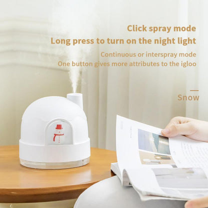 USB Igloo Humidifier With Heavy Fog Volume And Silent