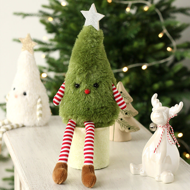 Christmas Decorations Cute Plush Doll Ornaments