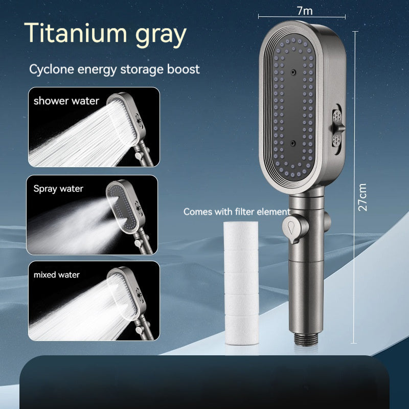 Supercharged Shower Head Nozzle Household