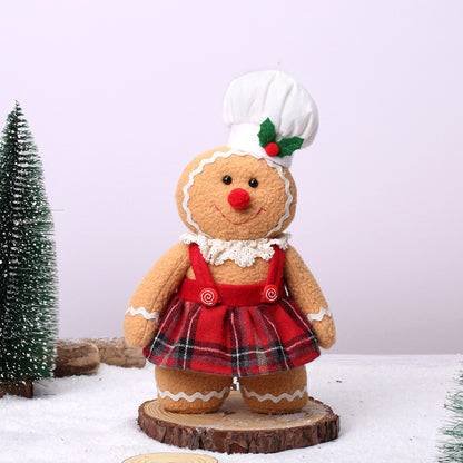 New Christmas Decoration Gingerbread Man Doll