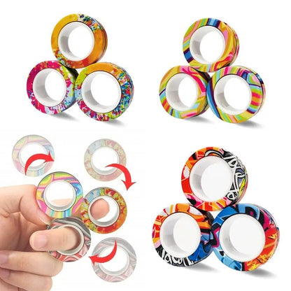 3Pcs Magnetic Rings Anti-Stress - Jaazi Intl