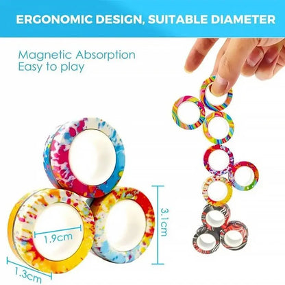 3Pcs Magnetic Rings Anti-Stress - Jaazi Intl